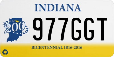IN license plate 977GGT