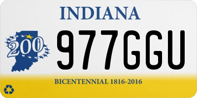 IN license plate 977GGU