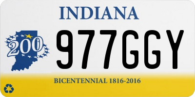IN license plate 977GGY