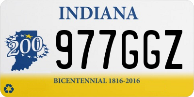 IN license plate 977GGZ