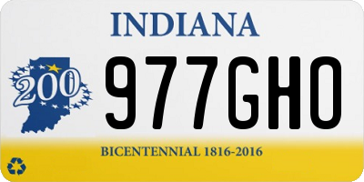 IN license plate 977GHO