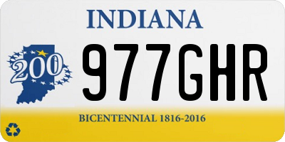 IN license plate 977GHR