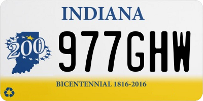 IN license plate 977GHW