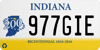 IN license plate 977GIE