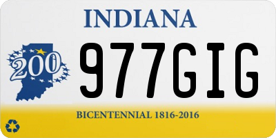 IN license plate 977GIG