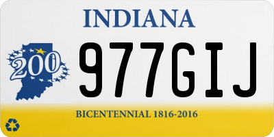IN license plate 977GIJ