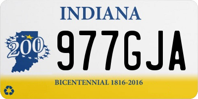 IN license plate 977GJA
