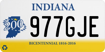 IN license plate 977GJE