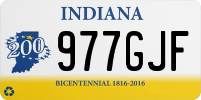 IN license plate 977GJF
