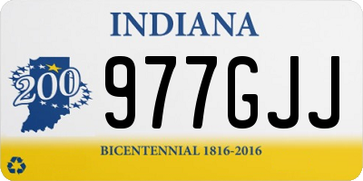 IN license plate 977GJJ