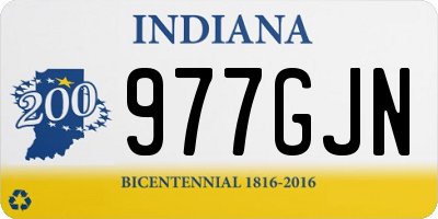 IN license plate 977GJN