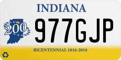 IN license plate 977GJP