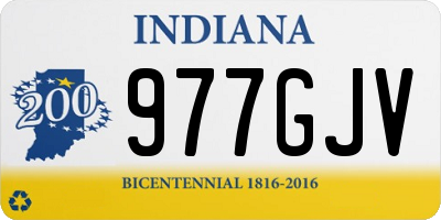 IN license plate 977GJV