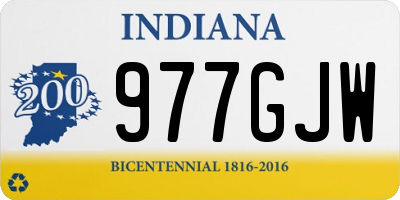 IN license plate 977GJW
