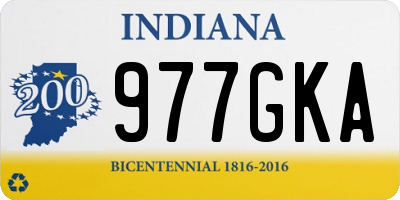 IN license plate 977GKA
