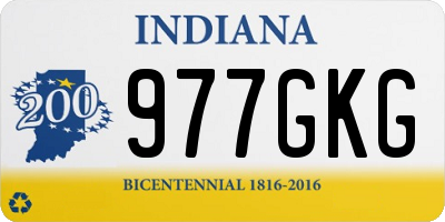 IN license plate 977GKG