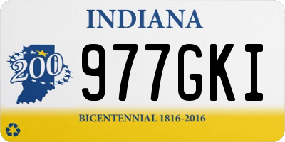 IN license plate 977GKI