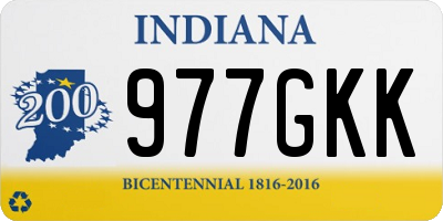 IN license plate 977GKK