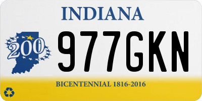 IN license plate 977GKN