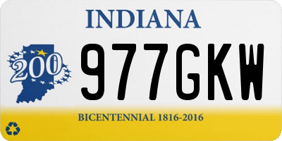 IN license plate 977GKW