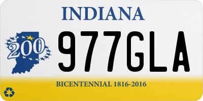 IN license plate 977GLA
