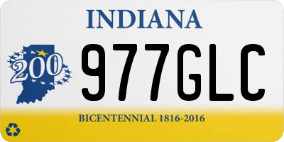 IN license plate 977GLC