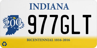 IN license plate 977GLT