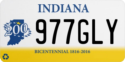 IN license plate 977GLY