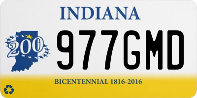 IN license plate 977GMD