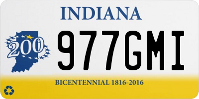 IN license plate 977GMI