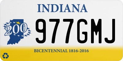 IN license plate 977GMJ
