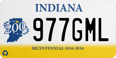 IN license plate 977GML