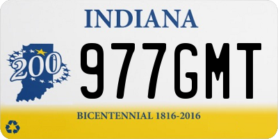IN license plate 977GMT