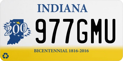 IN license plate 977GMU