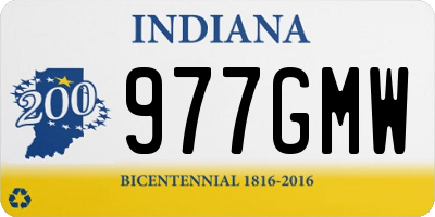 IN license plate 977GMW