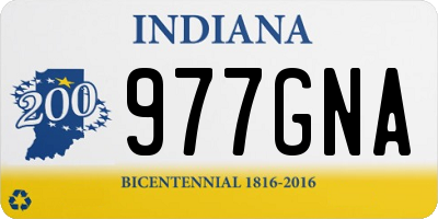 IN license plate 977GNA