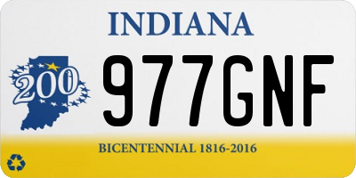 IN license plate 977GNF
