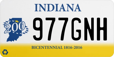 IN license plate 977GNH