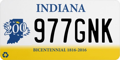 IN license plate 977GNK