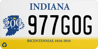 IN license plate 977GOG