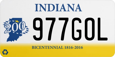 IN license plate 977GOL