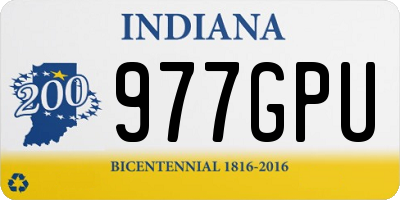 IN license plate 977GPU