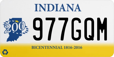 IN license plate 977GQM