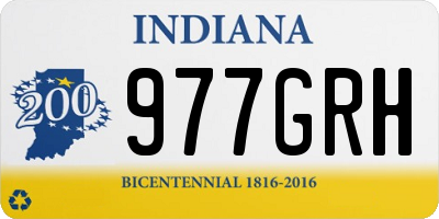 IN license plate 977GRH