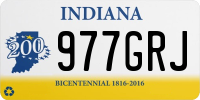 IN license plate 977GRJ