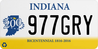IN license plate 977GRY