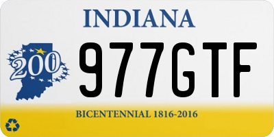 IN license plate 977GTF