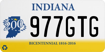 IN license plate 977GTG