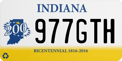 IN license plate 977GTH