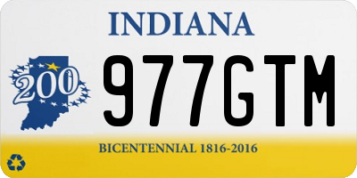 IN license plate 977GTM